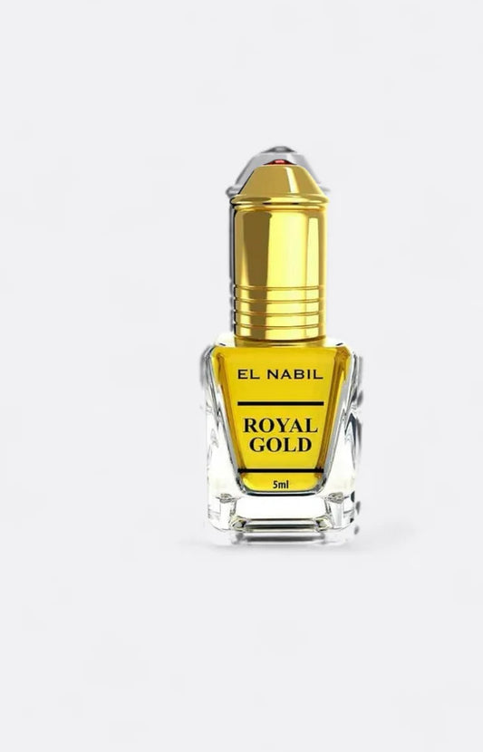 Musc ROYAL GOLD - Sans alcool - EL NABIL - 5 ml