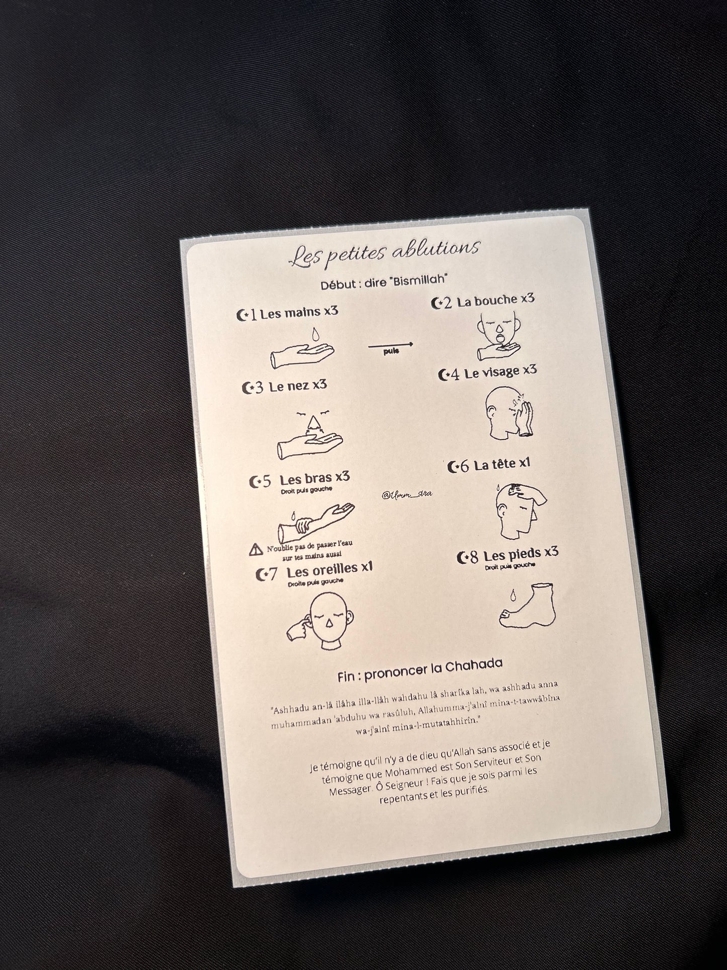 J’écris les invocations que je souhaite 100% personnalisée