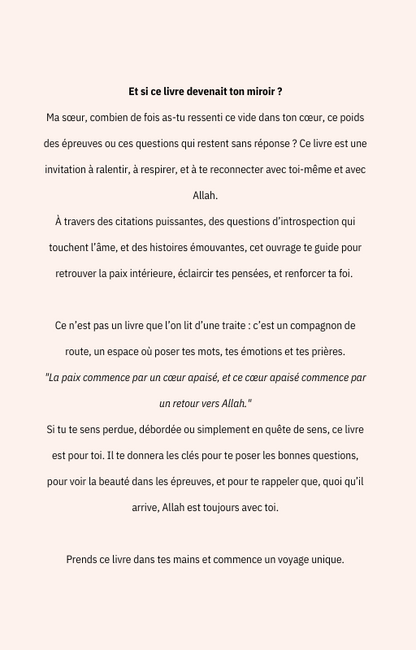 Livre : Apaise ton coeur par l'écriture