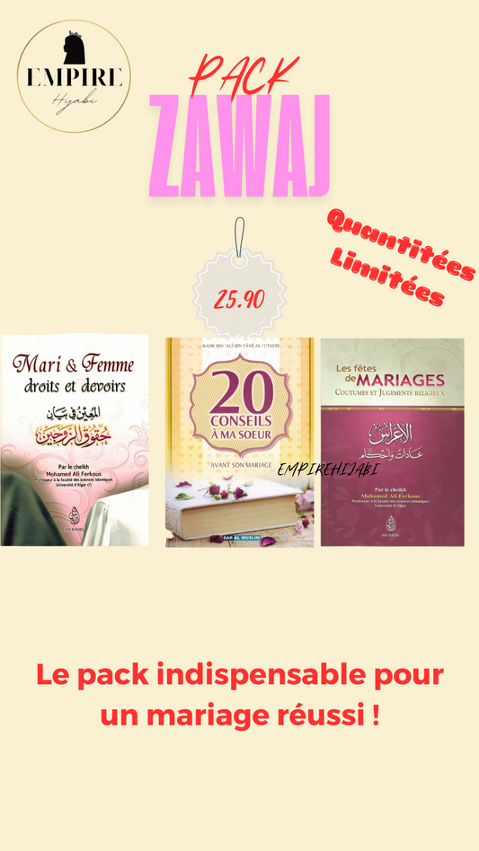 Pack Zawaj Mariage- Guide Pratique pour un Mariage Béni