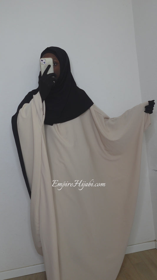 Abaya Saoudienne Beige